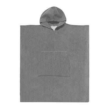 Imagem de Poncho de toalha de surfe - toalha com capuz adulto surf | Roupão com capuz de secagem rápida respirável para mulheres praia fontes termais piscina academia viagens diárias