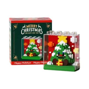 Imagem de Blocos De Montar De Natal: Papai Noel, Boneco De Neve E Árvore - Brinq