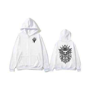 Imagem de Moletom Unissex Oversized Hollow Knight Com Zíper, Casual, Moderno, Pu