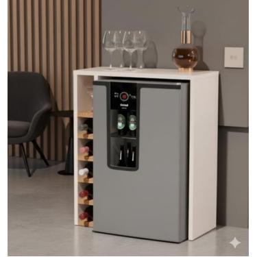 Imagem de Aparador Cervejeira Adega multiuso (OFF WHITE NATURE)