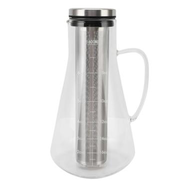 Imagem de AYNEFY Máquina de café Cold Brew Com Alto Teor de Borosilicato e Filtro de Aço Inoxidável 304 para Amantes de café Gelado Capacidade de 1600ML Perfeita para Uso Doméstico ou No Escritório