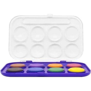 Imagem de Estojo Aquarela Com 8 Cores -multicor Cis, BRANCO