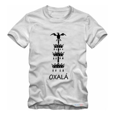 Imagem de Camiseta Oxalá Orixá G1 G2 G3 Tamanho Especial Plus Size - Blackchic, 