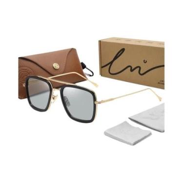 Imagem de Óculos De Sol Photochromic Polarizados Tony Stark Para Homens E Mulher