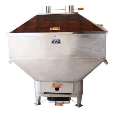 Imagem de Churrasqueira a Bafo 140kg Inox Industrial G140 kit gás Brinde 3 grelh