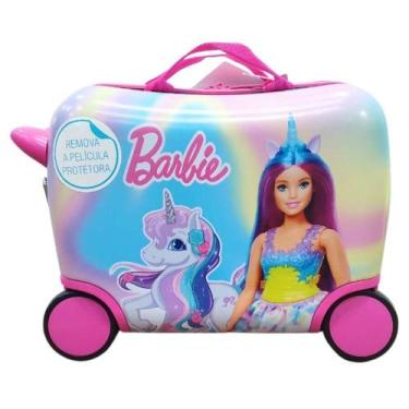 Imagem de Mala De Bordo Infantil Meninas Barbie Luxcel