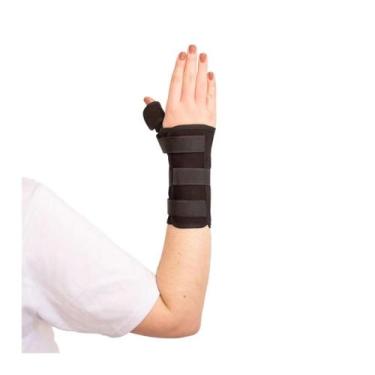 Imagem de Tala p/punho e polegar direito bc0655 mercur m preto, M, PRETO