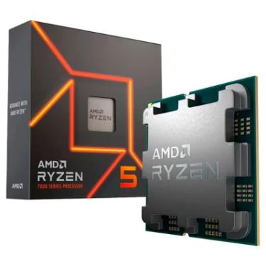 Imagem de Processador AMD Ryzen 5 7600X, 5.3GHz, Cache 38MB, AM5, Radeon Graphics - 100-100000593WOF