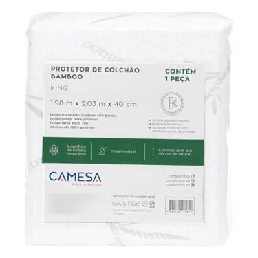 Imagem de Protetor De Colchão Camesa Bamboo Blend Impermeável King