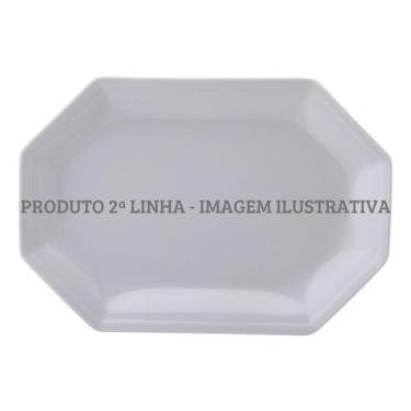 Imagem de Travessa Rasa Oitavada 28cm Porcelana Schmidt - Mod. Prisma 2 LINHA 07