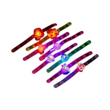 Imagem de Pulseiras Luminosas E Anéis De Estalo Para Crianças, 10-20 Peças, Pres