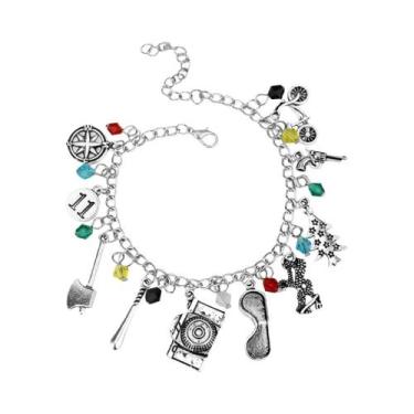 Imagem de Pulseira Feminina De Anime Stranger Charm Com Pingente Esmaltado Artes