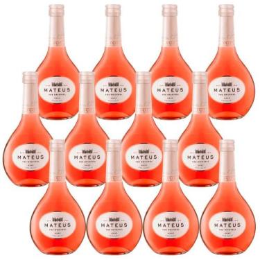 Imagem de Kit 12 Mini Vinho Mateus Rose 187ml