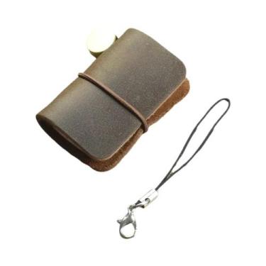 Imagem de Caderno Mini De Couro Vintage, Bloco De Notas Retro Fofo, Diário De Vi