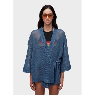 Imagem de Kimono tela mixed fabrics OSKLEN-Feminino