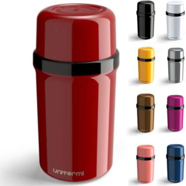 Imagem de Garrafa Térmica 250 ML Fano Unitermi Pequena Portátil Multiuso Água Ca