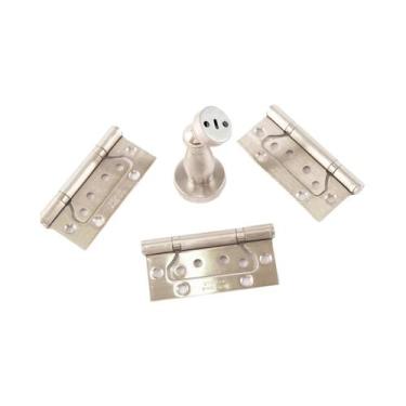 Imagem de 304 porta de aço inoxidável com dobradiça silenciosa, especificações d