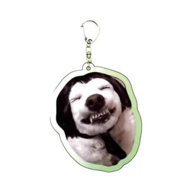 Imagem de Chaveiro De Gato Meme Confuso Falante 'Huh' Fofo Presente - NONE, B.