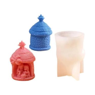Imagem de Molde De Silicone Família Jesus Para Velas, Estátua 3D De Jesus, Ferra