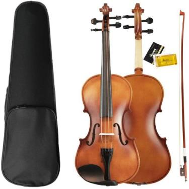 Imagem de Viola de Arco Iniciante Madeira Laminada Fundo Inteiro Orquezz Tamanho
