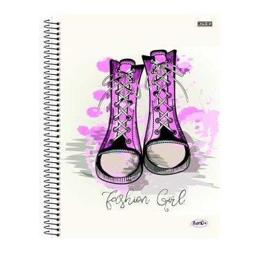 Imagem de Caderno Universitário São Domingos Bom D+ Capa Dura 10 Matérias 160 Folhas - Item Variado