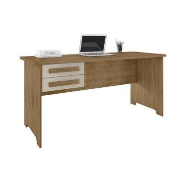 Imagem de Mesa Para Computador Cannes 1.6 Cinamomo/Off White - RV Móveis