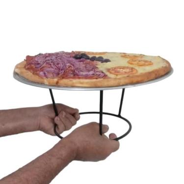 Imagem de Suporte Elevador Para Servir Pizza na Mesa - Ferro e Arte ardinagem