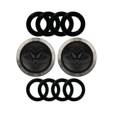 Imagem de Alumínio liga guiador final para mountain bike, 2 peças, acessórios de