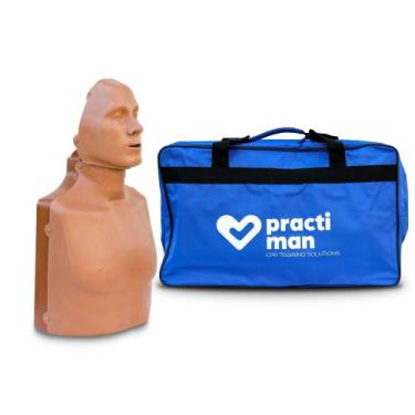 Imagem de Manequim Básico para Treinamento de RCP Practi-Man com Bolsa - Pele Es
