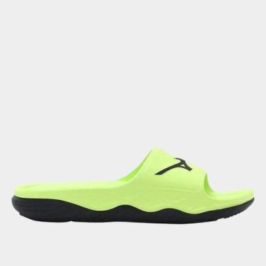 Imagem de Chinelo Mizuno Enerzy Slide Masculino, Verde, Preto, 43/44