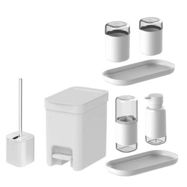 Imagem de Kit Banheiro Lavabo Completo Dual Ou 8 peças