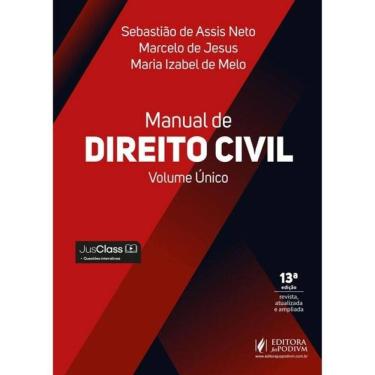 Imagem de Manual De Direito Civil - Volume Único - 2026
