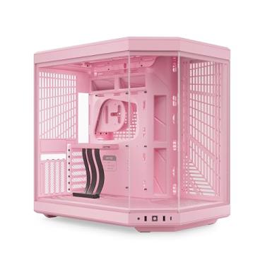 Imagem de HYTE Y70 Caixa estética moderna de torre média ATX de câmara dupla - Leite de morango