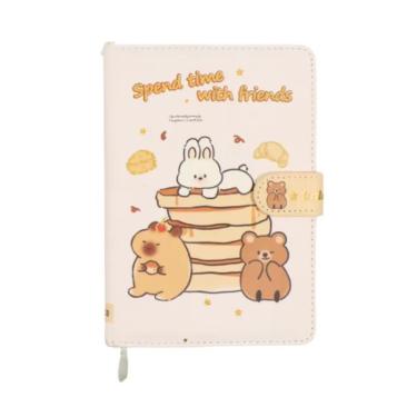 Imagem de Agenda B6 UNISO Capivara Estampa 4 com 132 Folhas Papel 80 G-M² Formato 122 X 171MM Uso Diário