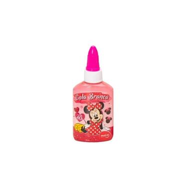 Imagem de Cola Branca Molin do Brasil Minnie Mouse Estampa 1 Atóxica com Secagem Rápida para Papel e Tecido 40G