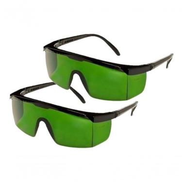Imagem de Óculos de Proteção Ferreira Mold Imperial EPI para Uso Ocular Verde com Lente Policarbonato Antirrisco Kit 2