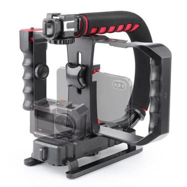 Imagem de Estabilizador portátil de câmera Zeadio T-Grip com equipamento para sm