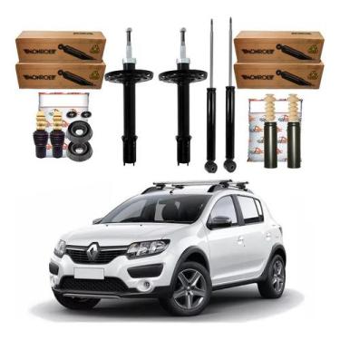 Imagem de Kit Amortecedor Dianteiro Traseiro Sandero 1.6 2015 A 2019 - Monroe