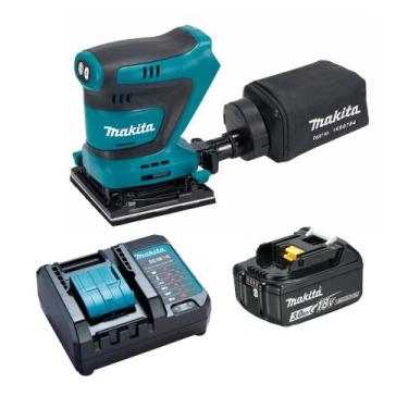 Imagem de Lixadeira Orbital 18V DBO480Z Com Bateria 3AH Makita