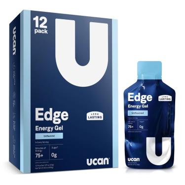 Imagem de Gel energético UCAN Edge sem sabor 60 mL (12 pacotes)-Unissex