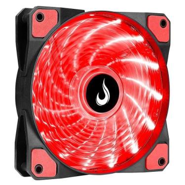 Imagem de Cooler FAN Rise Mode Wind W1, 120mm, LED Vermelho - RM-WN-01-BR