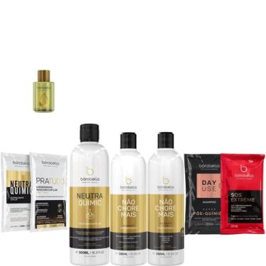 Imagem de Borabella NeutraQuimic 500ml + Não Chore 350ml Argan Saches