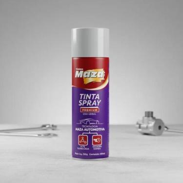 Imagem de Tinta Spray Maza Automotivo Cores Linha Premium Secagem Rápida, Cinza 