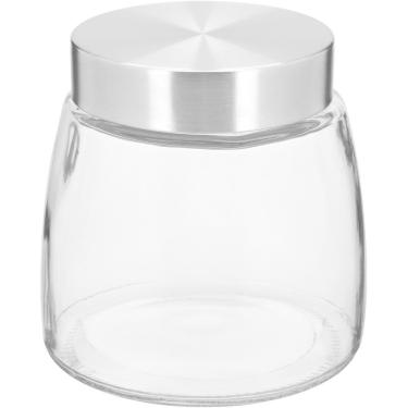 Imagem de KIT 3 POTES MANTIMENTOS COM TAMPA VIDRO 1 LITRO 12x12x12cm