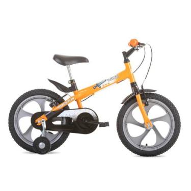 Imagem de Bicicleta Infantil Ludi Aro 16 Freio V-Brake Houston, Laranja