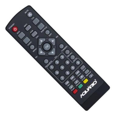 Imagem de Controle Remoto Para Conversor Digital Dtv-5000 Ace-Dtv50-Cnt - Aquári