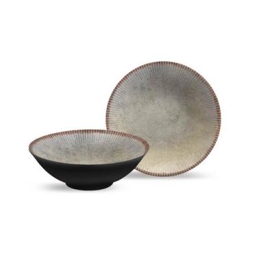 Imagem de Conjunto 6 bowls decorado 300ml Jacarta Alleanza - Alleanza Cermica