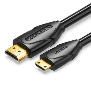 Imagem de Cabo Mini Hdmi Para HDMI 1 Metro Vention 4k 60hz p/ Camera - Bbacomerc