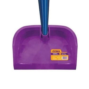 Imagem de Pá de Lixo com Cabo Articulado 30 e 5 X 25 e 4 cm para Limpeza Domésti