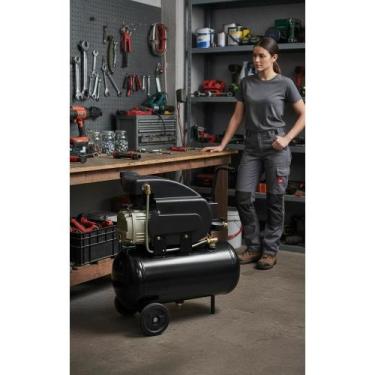 Imagem de Compressor de Ar Portátil 25L 2HP 8.5 PCM 120 PSI - Congratulations St